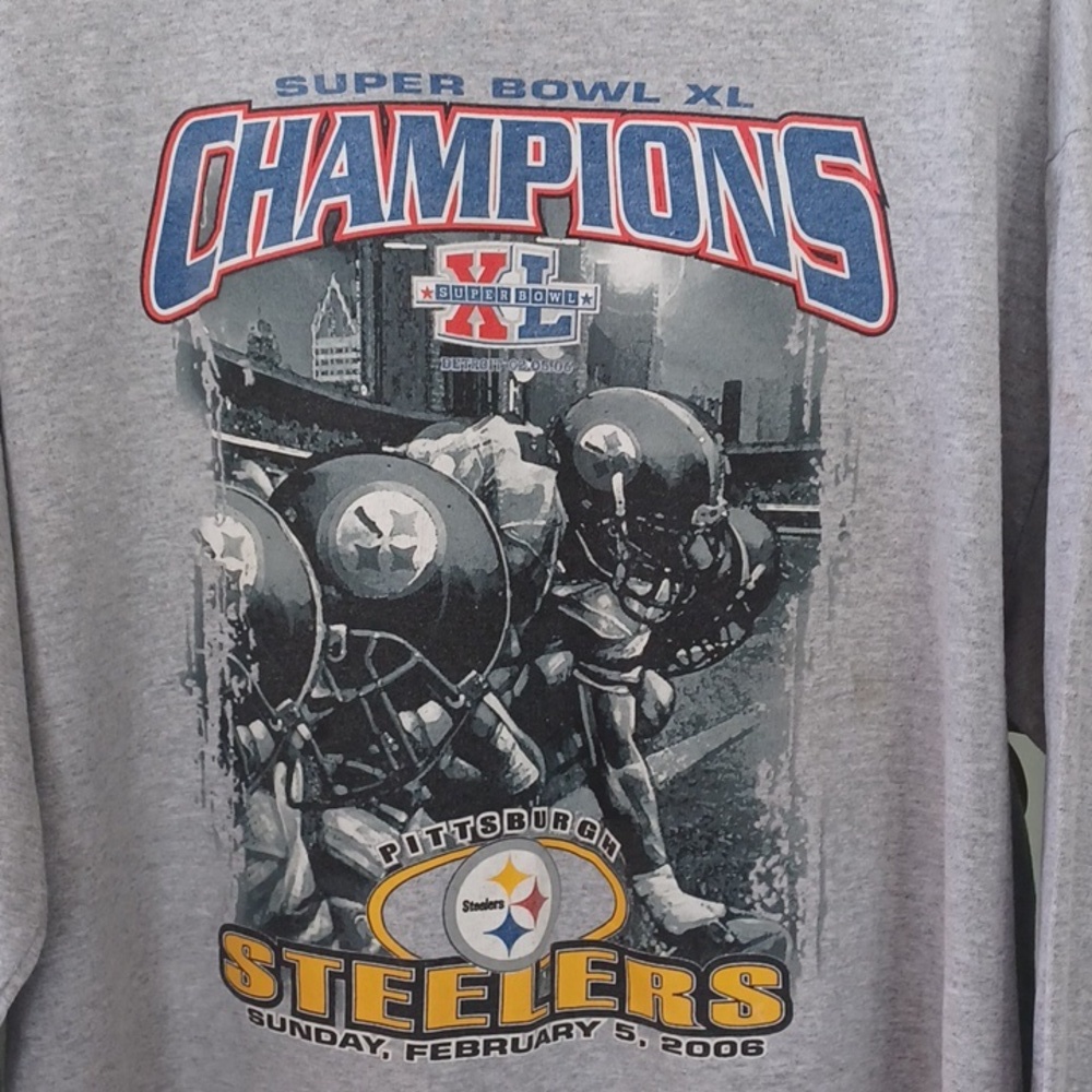 Pittsburgh Steelers super bowl championship XL 2006 tee shirt size men's…